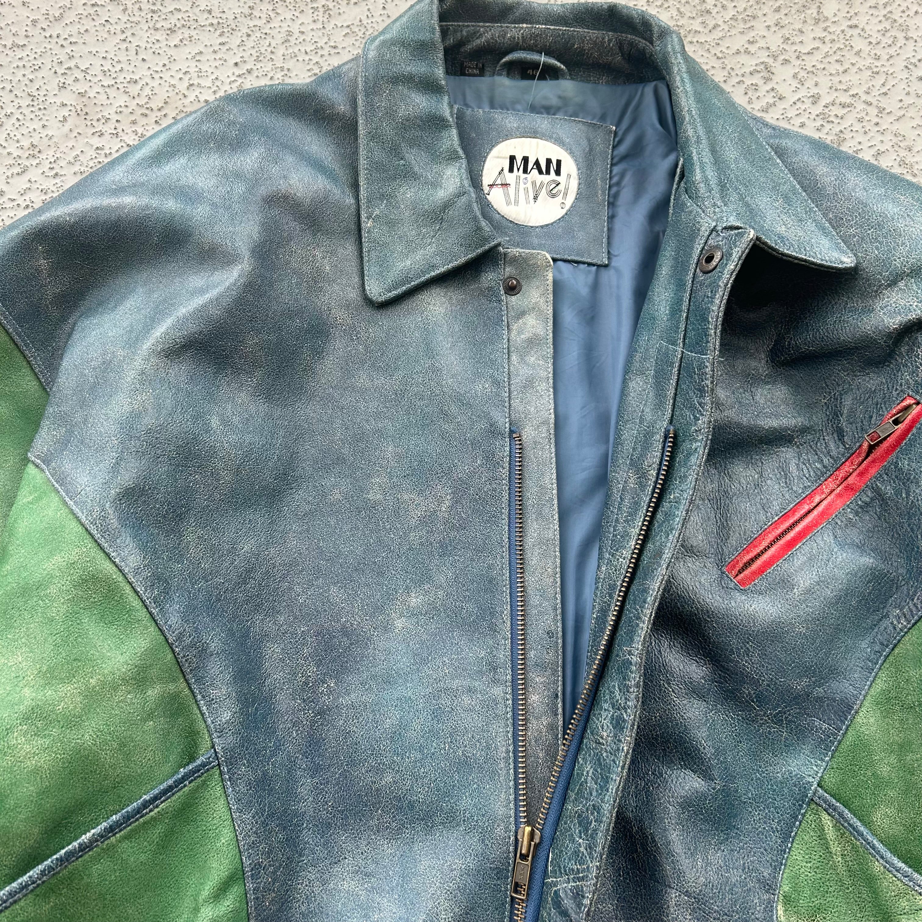 Vintage Man Alive Leather Jacket - XL – Utopia Vintage