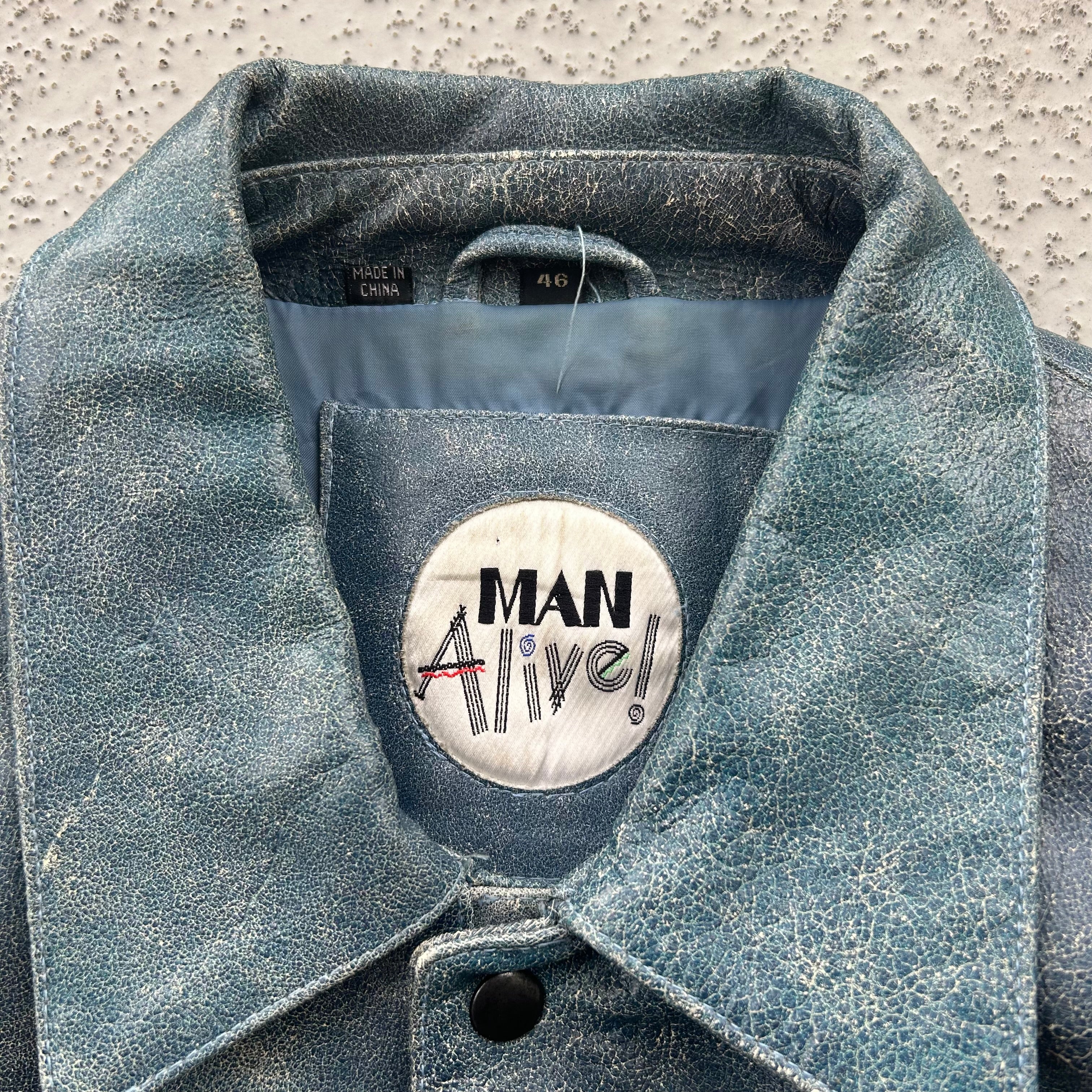 Vintage Man Alive Leather Jacket - XL – Utopia Vintage