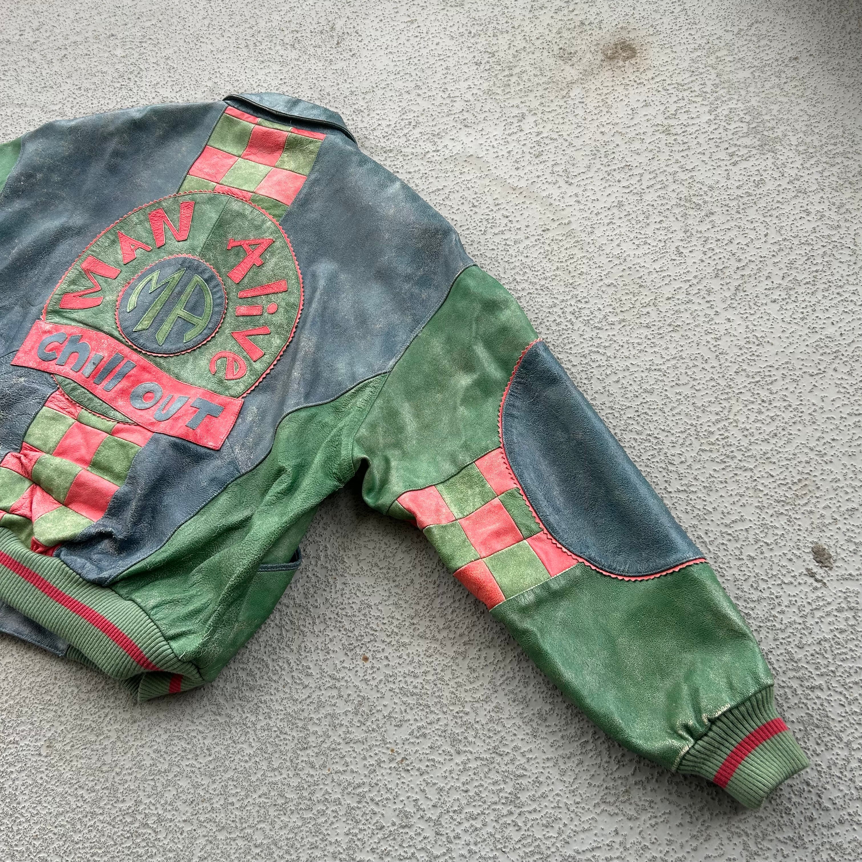 Vintage Man Alive Leather Jacket - XL – Utopia Vintage